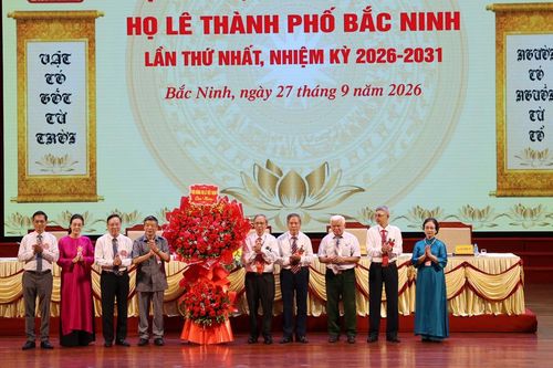 Đại hội đại biểu Họ Lê thành phố Bắc Ninh lần thứ nhất, nhiệm kỳ 2026 - 2031