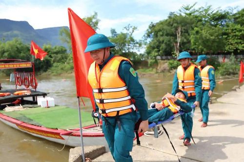 Xã Thượng Đức tập huấn phòng, chống thiên tai và tìm kiếm cứu nạn