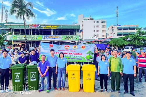Ủy ban MTTQ Việt Nam phường Nha Trang tổ chức “Ngày Chủ nhật Xanh” tháng 9