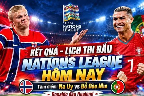 Kết quả, lịch thi đấu Nations League hôm nay 27/9: Ronaldo đối đầu Haaland