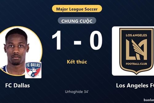 Hạ Los Angeles FC, FC Dallas vươn lên thứ tư và cùng đối thủ đi tiếp