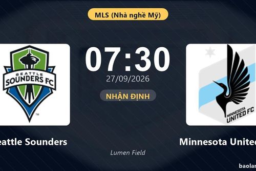 Nhận định Seattle Sounders vs Minnesota United FC: Khách quyết chặn đà sa sút
