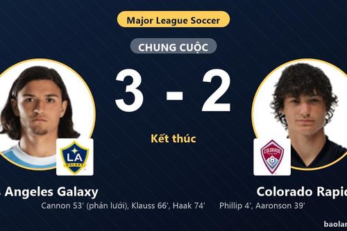 Ngược dòng hạ Colorado Rapids, Los Angeles Galaxy cùng đối thủ giành vé vào vòng 1/16