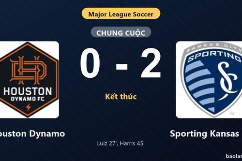 Thống kê trận đấu Houston Dynamo 0-2 Sporting Kansas City: Calvin Harris tỏa sáng, Sporting Kansas City giành trọn 3 điểm