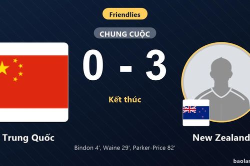 Thua đậm New Zealand 0-3, Trung Quốc nhận thất bại bẽ bàng ngay trên sân nhà