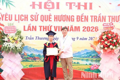Hội thi “Em yêu lịch sử quê hương đền Trần Thương” năm 2026