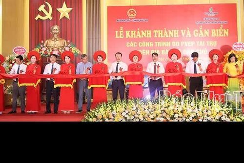 Khánh thành 4 công trình do PVEP tài trợ tại xã Dân Chủ