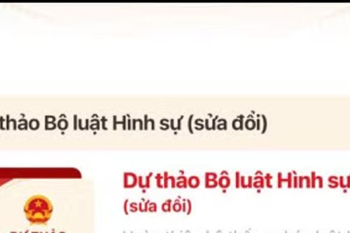 Bộ Công an hướng dẫn người dân góp ý dự thảo Bộ luật Hình sự (sửa đổi) trên VNeID
