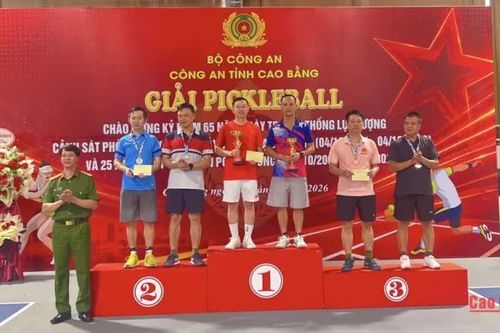Giải Pickleball kỷ niệm 65 năm Ngày truyền thống Cảnh sát phòng cháy, chữa cháy