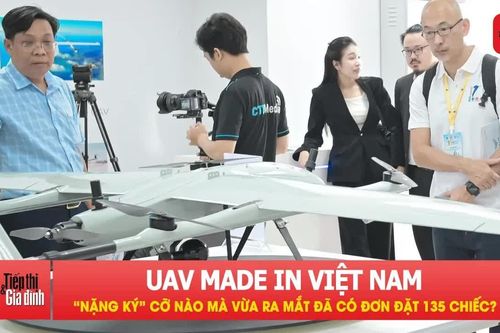 UAV made in Việt Nam 'nặng ký' cỡ nào mà vừa ra mắt đã có đơn đặt 135 chiếc?