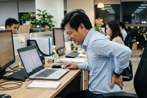 Ngồi quá lâu mỗi ngày, dân văn phòng đối mặt loạt bệnh tật