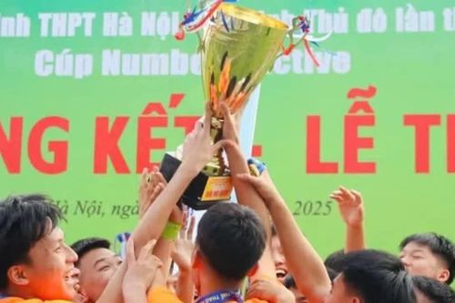 Bảng vàng thành tích giải bóng đá học sinh THPT Hà Nội sau 24 mùa