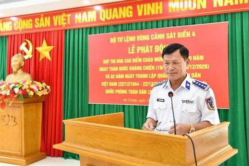 Bộ Tư lệnh Vùng Cảnh sát biển 4 phát động thi đua '80 ngày thi đua Quyết thắng - Viết tiếp bản hùng ca'