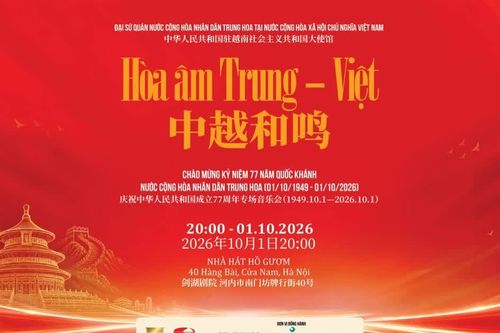 Sắp diễn ra chương trình nghệ thuật 'Hòa âm Trung-Việt'