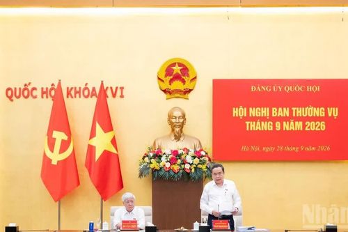 Ban Thường vụ Đảng ủy Quốc hội xem xét, cho ý kiến về công tác tổ chức, cán bộ