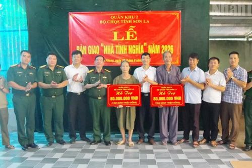 Sơn La bàn giao 3 ngôi nhà nghĩa tình, đồng đội