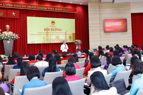 Bồi dưỡng nâng cao năng lực nữ lãnh đạo cấp xã khu vực phía bắc