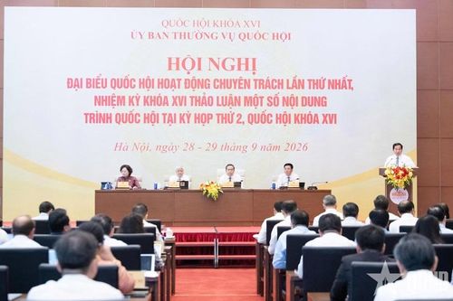 Khai mạc Hội nghị đại biểu Quốc hội hoạt động chuyên trách lần thứ nhất, nhiệm kỳ khóa XVI