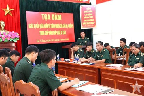 Đồn Biên phòng Hải Vân nâng cao ý thức chấp hành pháp luật, kỷ luật