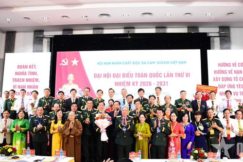 Trung tướng Nguyễn Hữu Chính tái đắc cử Chủ tịch Hội Nạn nhân chất độc da cam/dioxin Việt Nam lần thứ VI, nhiệm kỳ 2026-2031