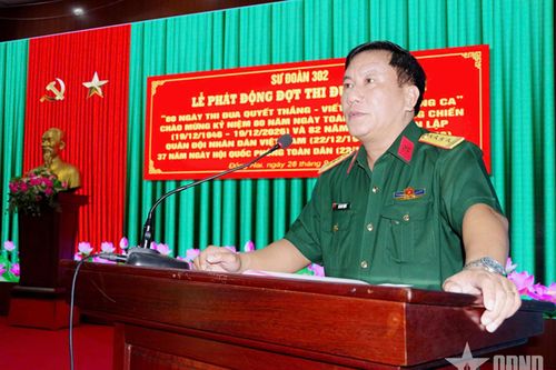 Sư đoàn 302 (Quân khu 7): Phát động thi đua cao điểm '80 ngày thi đua quyết thắng - Viết tiếp bản hùng ca'