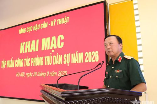 Tổng cục Hậu cần-Kỹ thuật tập huấn công tác phòng thủ dân sự