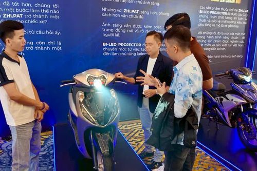 Dòng đèn BI-LED Projector của ZHI.PAT tối ưu chiếu sáng cho xe máy
