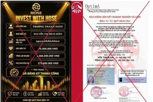 Cảnh báo giả mạo HOSE để lừa nhà đầu tư