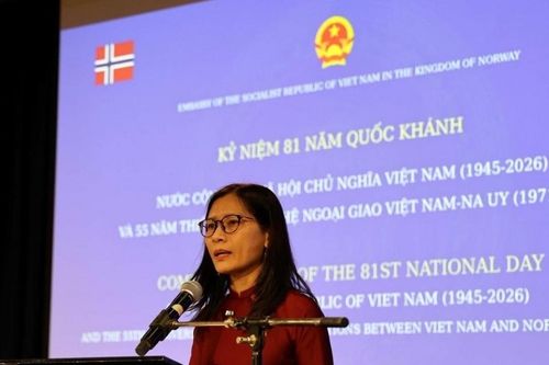 Chiêu đãi trọng thể kỷ niệm Quốc khánh Việt Nam và 55 năm quan hệ Việt Nam - Na Uy