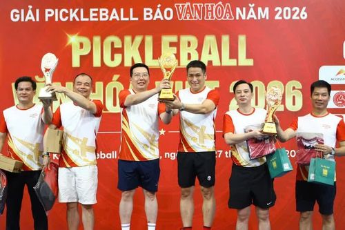 Giải Pickleball Báo Văn Hóa 2026: Sân chơi thể thao kết nối cộng đồng