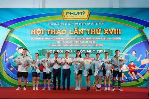 [VIDEO] Hội thao PVFCCo - Phú Mỹ lần thứ XVIII lan tỏa tinh thần 'Một đội ngũ - Một mục tiêu'