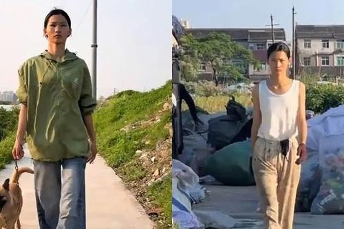 Nữ công nhân thu gom rác gây sốt mạng xã hội vì nhan sắc nổi bật, cao hơn 1,8m