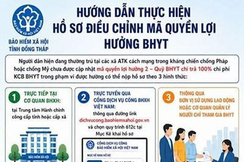 Đồng Tháp hướng dẫn người dân xã 'An toàn khu' đổi mã BHYT để hưởng ưu đãi