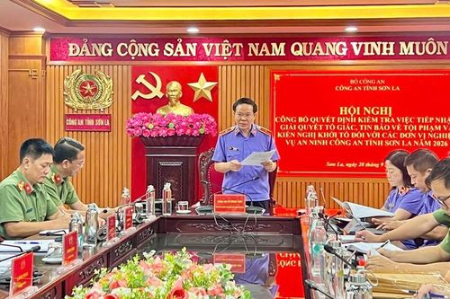 Tăng cường kiểm tra việc tiếp nhận, giải quyết nguồn tin về tội phạm