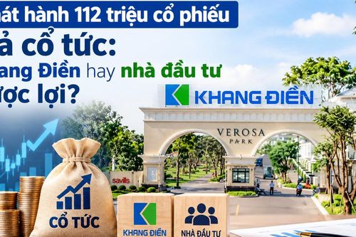 Khang Điền chuyển hơn nghìn tỷ đồng lợi nhuận sang vốn: Cổ đông được lợi gì?