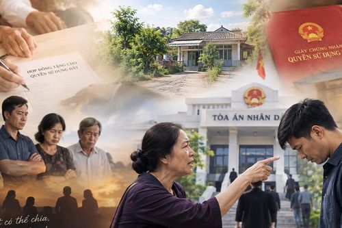 Mẹ kiện con trai không trả lại đất được tặng cho