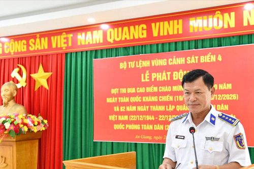 BTL Vùng Cảnh sát biển 4 phát động Đợt thi đua cao điểm '80 ngày thi đua Quyết thắng - Viết tiếp bản hùng ca'