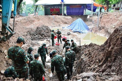 Đã quy tập được 666 bộ hài cốt liệt sĩ tại Công viên Lê Thị Riêng