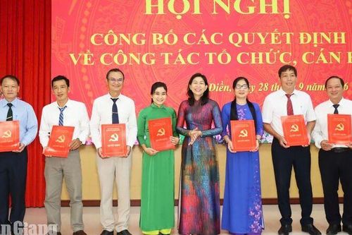 Hòa Điền thành lập 7 chi bộ trực thuộc Đảng ủy xã