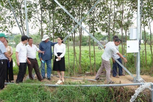 Quảng Phú ứng dụng điện năng lượng mặt trời vào sản xuất nông nghiệp