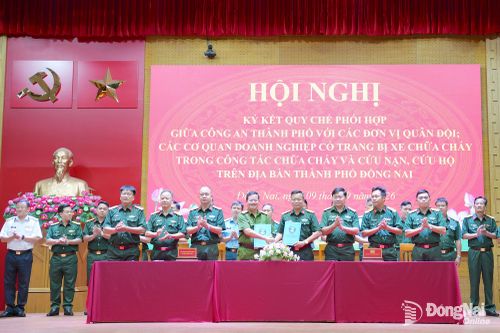 Nâng cao hiệu quả trong công tác phối hợp chữa cháy