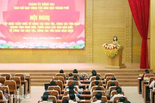 Đồng Nai tổ chức hội nghị cập nhật kiến thức về công tác dân tộc, tôn giáo