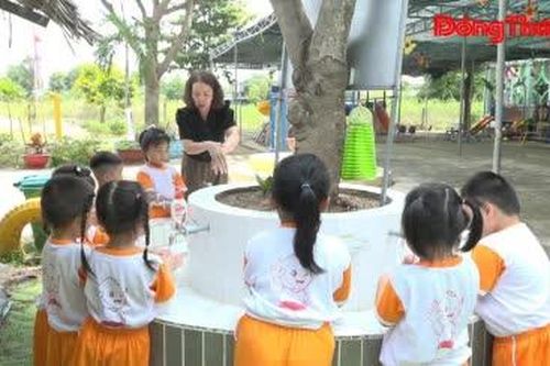 Đồng Tháp: Chủ động phòng bệnh trong trường Mầm non
