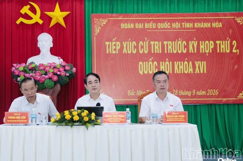 Đại biểu Quốc hội tỉnh Khánh Hòa tiếp xúc cử tri phường Bắc Nha Trang