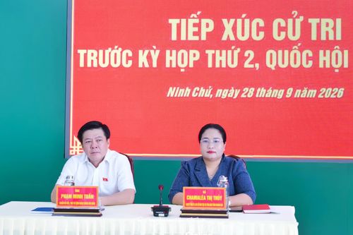 Đại biểu Quốc hội tỉnh Khánh Hòa tiếp xúc cử tri phường Ninh Chử