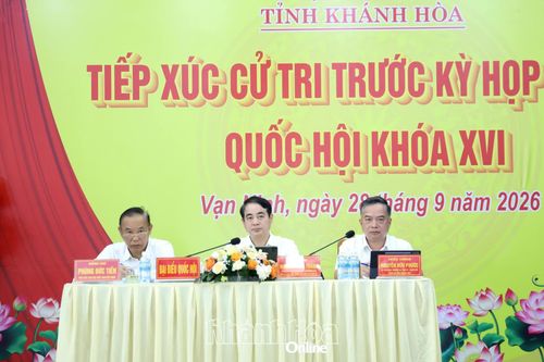 Đại biểu Quốc hội tỉnh Khánh Hòa tiếp xúc cử tri 5 xã khu vực Vạn Ninh