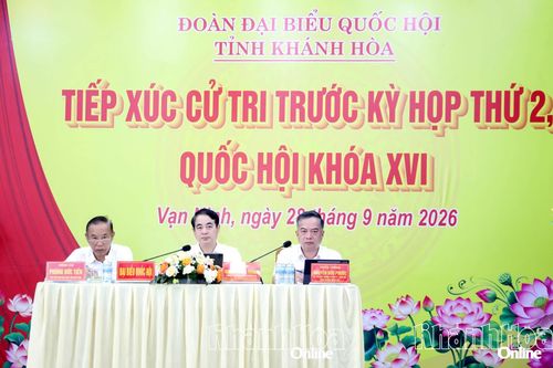 Đại biểu Quốc hội tỉnh Khánh Hòa tiếp xúc cử tri 5 xã khu vực Vạn Ninh