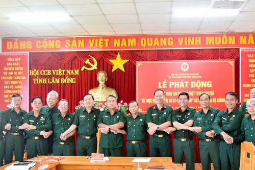 Hội CCB tỉnh Lâm Đồng phát động thi đua đặc biệt thực hiện Chỉ thị số 07
