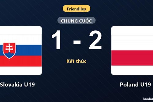 Đánh rơi lợi thế dẫn trước, Slovakia U19 thua ngược kịch tính trước Poland U19