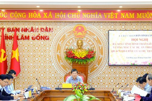 Lâm Đồng rà soát, tháo gỡ vướng mắc đối với 57 dự án